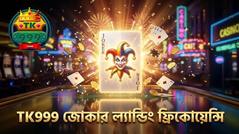 জোকার কার্ডের ল্যান্ডিং ফ্রিকোয়েন্সি TK999 টেবিলে নিরীক্ষিত।