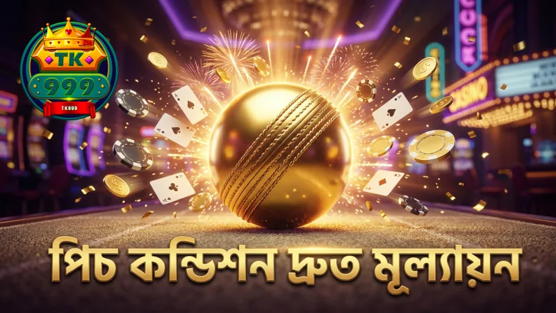 পিচ কন্ডিশন দ্রুত বুঝে বাজির সঠিক দিক নির্ধারণ করতে সহায়তা করে।