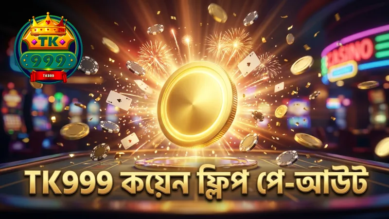 কয়েন ফ্লিপ বোনাসে TK999 রেকর্ড করা পে-আউট।