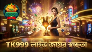 লাইভ স্ট্রিমিংয়ে TK999 দ্বারা প্রদর্শিত জয়ের স্বচ্ছতা।