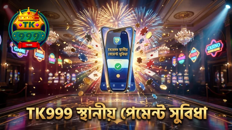 TK999 এর মাধ্যমে স্থানীয় পেমেন্ট পদ্ধতি সহজ ও দ্রুত।
