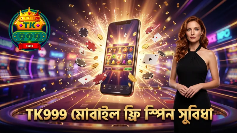 TK999 প্ল্যাটফর্মে মোবাইল থেকে দ্রুত ফ্রি স্পিন উপভোগ করুন